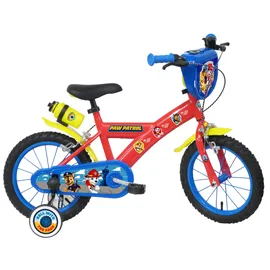 Paw Patrol Kinderfahrrad 14 Zoll rot / blau / gelb