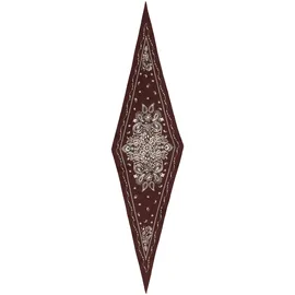 Marc O'Polo Halstuch im Diamond-Schnitt 125 cm x 30 cm braun