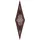 Marc O'Polo Halstuch im Diamond-Schnitt 125 cm x 30 cm braun
