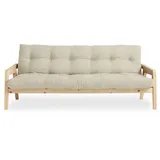 Karup Design Schlafsofa »Grab«, inkl. Futonmatratze, beige