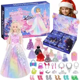 luxuskollektion Adventskalender 2024 für Mädchen – Weihnachts-Countdown mit 24 Überraschungen