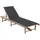 furnicato Garten-Sonnenliege 200 x 65 x 87 cm Anthrazit