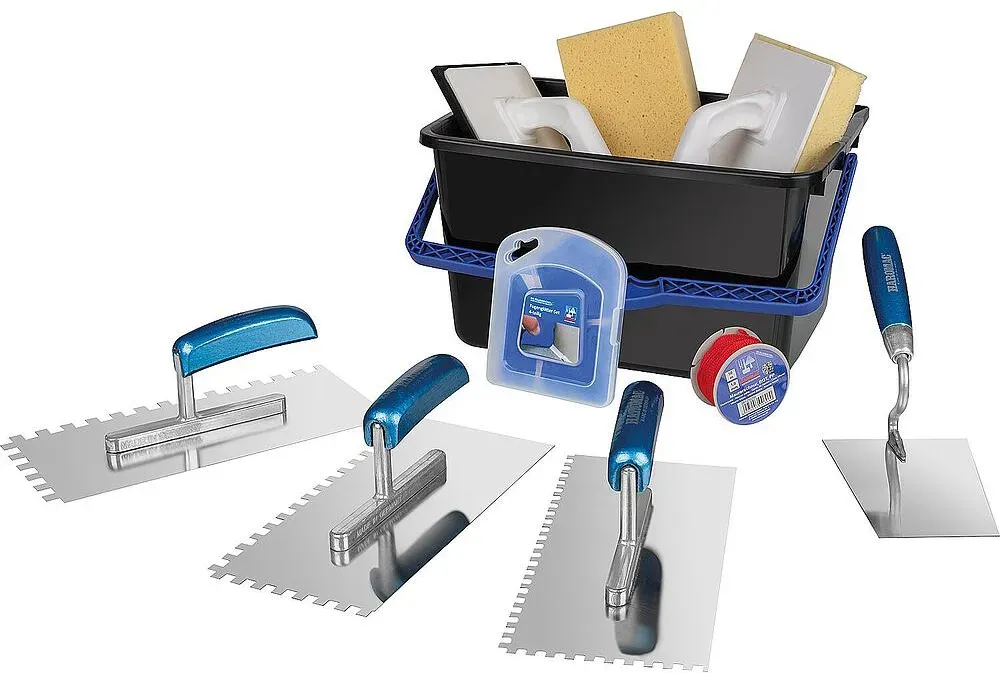 Fliesenleger-Set HAROMAC® 10-teilig im Eimer