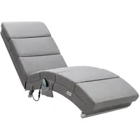 CASARIA Relaxliege London mit Massage Heizfunktion Ergonomisch Gepolstert Wohnzimmer