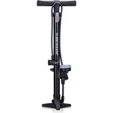 Dunlop Fahrradpumpe mit Manometer - Luftpumpe für alle Ventile - 11 Bar/160PSI - schwarz