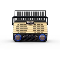 XHDATA D902 Tragbares Transistor Radio Klein FM/AM(MW)/SW Mini Radio Mit Bluetooth USB TF