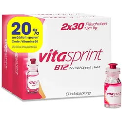Vitasprint B12 Trinkfläschchen, für mehr Energie 2X30 St