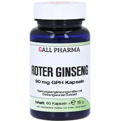 Roter Ginseng 90 mg GPH Kapseln 60 St