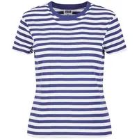 URBAN CLASSICS T-Shirts in white/darkblue | Gr.: XS