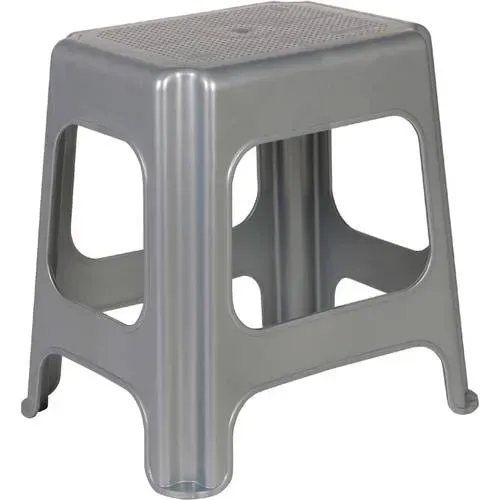 Preisvergleich Produktbild "keeeper Maxi-Hocker \"max\", aus PP, silber"