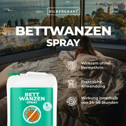 Anti Bettwanzen Spray - Bettwanzenspray 500 ml: 2 L