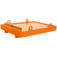 Bauer Südlohn Containerwanne CW 1, lackiert, Gelborange