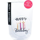 Wunderle Wunderle, Geschenkverpackung, Wundertüte Happy Birthday Mini Tüte weiß