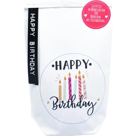 Wunderle Wunderle, Geschenkverpackung, Wundertüte Happy Birthday Mini Tüte weiß