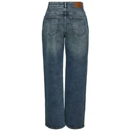 Noisy May Jeans - NMJOSIE HW BAGGY JEANS AZ400MB NOOS - W25L32 bis W28L32 - für Damen - Größe W26L32 - blau - W26L32