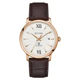 BULOVA Hudson Automatik Leder 39,0 mm 97B225