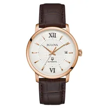BULOVA Hudson Automatik Leder 39,0 mm 97B225