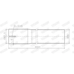 WALKER Abgasrohr Universal  07059