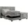 MKS Meble Boxspringbett 200 x 200 cm H4 Hellgrau