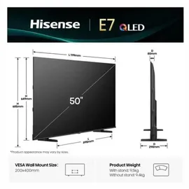 Hisense 50E7Q 50 Zoll QLED 4K Smart TV