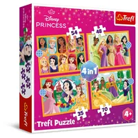 Trefl 4 in 1 Puzzle - Disney Princess