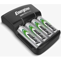 Ladegerät für Batterien Energizer NiMH USB 4 AA/AAA + 4 Akkus AA/HR06 EINHEITSGRÖSSE