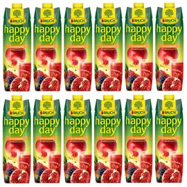 rauch fruchtsäfte Rauch Happy Day Granatapfel Fruchtsaftnektar 1000ml 12er Pack