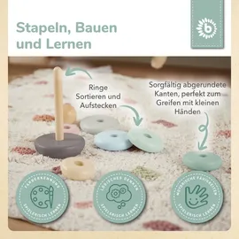 Bieco Stapelturm Mehrfarbig
