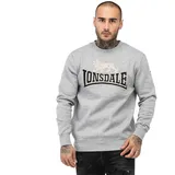 Lonsdale Rundhalspullover grau XL