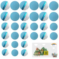 Vmoomax Selbstklebende Metallplatten Für Tonie-Regal, Starke Magnetpads Für Tonies-Figuren, DIY-Aufbewahrungsorganisation, Verschiedene Größen 15/20/30 Mm, Haltbare Für Die Kinderzimmerdekoration.