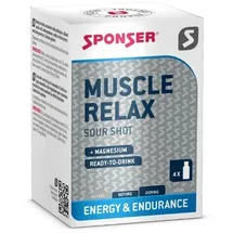Sponser Muscle Relax Saure Gurke Shot 4 x 30 ml