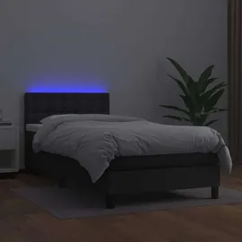 vidaXL Boxspringbett 100 x 200 cm Schwarz
