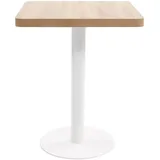 vidaXL BistRotisch Hellbraun 60x60 cm MDF