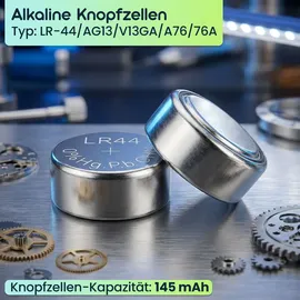 ideoon LR44 Knopfzelle 145 mAh 20 St.