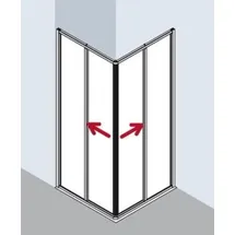 Kermi Ibiza 2000 ED2 Eckeinstiegshälfte 80 x 200 cm I2ED2080201AK