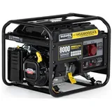 Hahn & Sohn 9177 - Benzin-Stromgenerator HGG 8000 X3 6500W - Schwarz