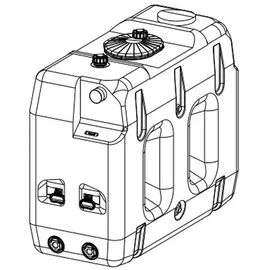 Roth Werke Industrielagertank 3000 l grün