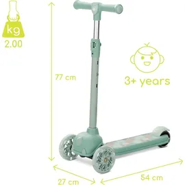 Lorelli JETSTER 3-Rad Kinder-Scooter Grün/Weiß