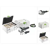 Festool DF 500 Q-Plus Dübelfräse 420 Watt 4 - 10 mm + 1060 tlg. DOMINO Dübel Buche Sortiment + Systainer