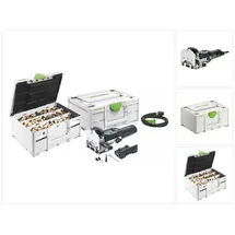 Festool DF 500 Q-Plus Dübelfräse 420 Watt 4 - 10 mm + 1060 tlg. DOMINO Dübel Buche Sortiment + Systainer