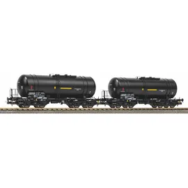 PIKO 2er Set Kesselwagen 406Ra PKP Epoche IV 28311 H0