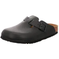 Birkenstock Boston Naturleder schmal schwarz 38