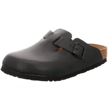 Birkenstock Boston Naturleder schmal schwarz 38