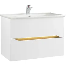 Saphir Quickset Keramikwaschtisch 75 x 45 cm