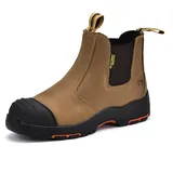 S3 Arbeitsstiefel Herren & Damen , M-8025NB Sicherheitsschuhe Herren & Damen hoch, wasserdichtes & atmungsaktives Leder, leichte & bequeme Einlegesohlen, S1P Kompositzehen & Anti-Penetration-Platte - 39 EU Weit