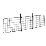 Wiltec Hundegitter fürs Auto Modell D, 40 cm hoch, verstellbare Breite 118-129 cm, Trenngitter universell einsetzbar für Kofferraum