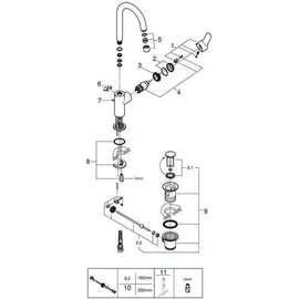 Grohe BauEdge L-Size Einhandmischer chrom 23760000