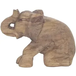 Signes Grimalt  Statuetten und Figuren Sitzender Elefant  in Braun, Einheitsgrösse