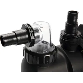 Steinbach Filterpumpe SPS 100-1T, selbstsaugend, 230 V/550 W, Q= 158 l/min, max. Pumphöhe 10 m, mit Zeitschaltuhr, 040917