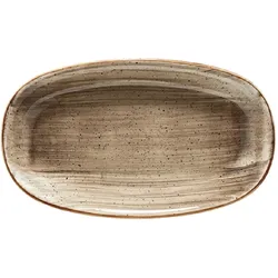 12 x Aura Terrain Gourmet Platte oval 24x14cm * -  Bonna Premium Porcelain